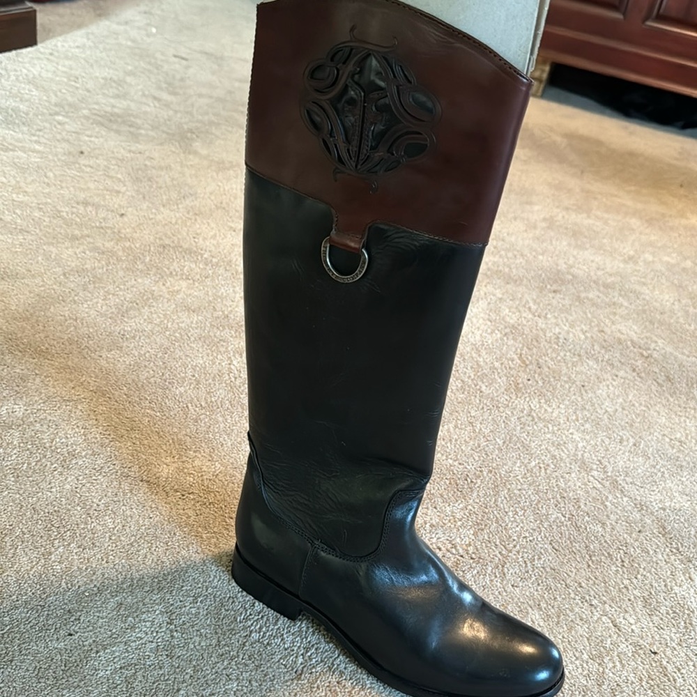 Frye Color-block Riding Boots Size 10